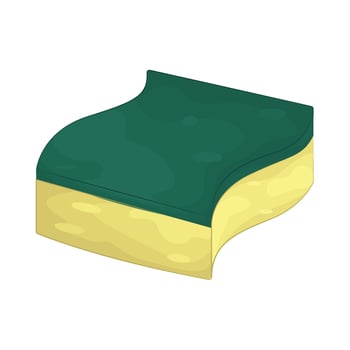 Illustration of sponge vector