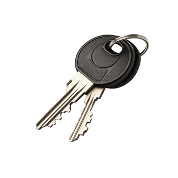Modern Car Key Isolated for Design Projects png