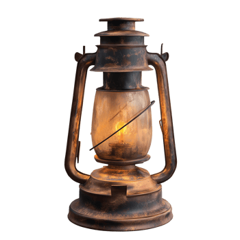 Old Style Vintage Lantern Isolated for Graphics png