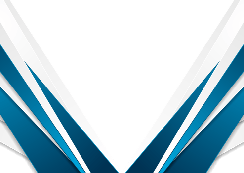 A blue and white logo with a v shape png