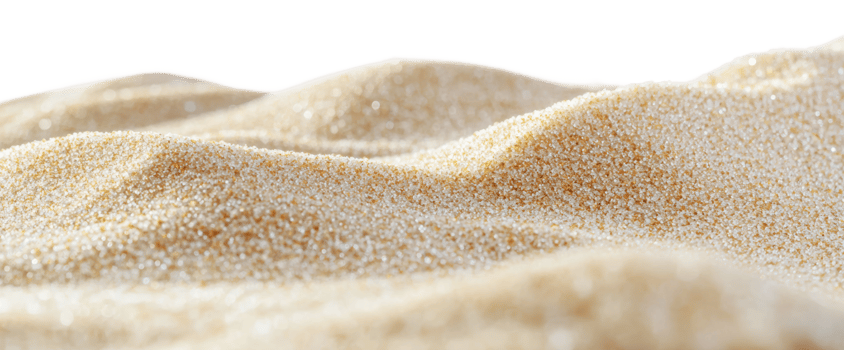 Waves of fine sand in serene light setting png