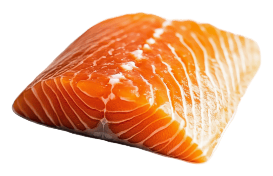 Fresh salmon fillet ready for cooking png