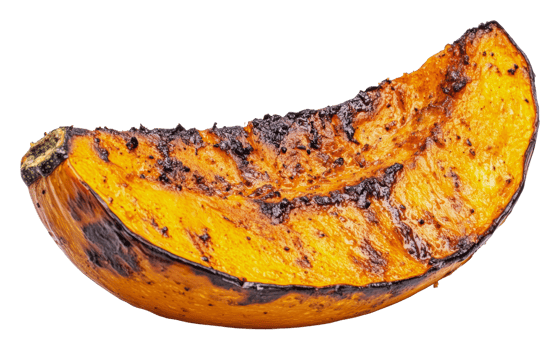 Grilled banana slice with caramelized edges png