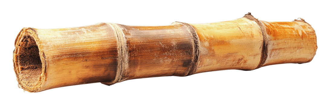 Bamboo tube for crafts and projects png