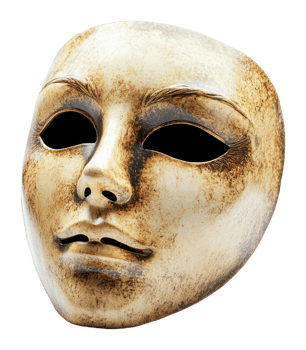 Decorative mask showcasing intricate craftsmanship png