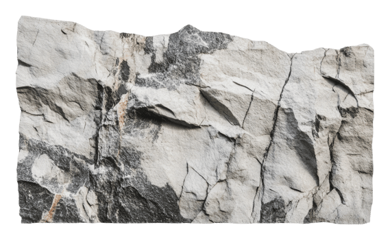 Natural rock texture with rough surface details png