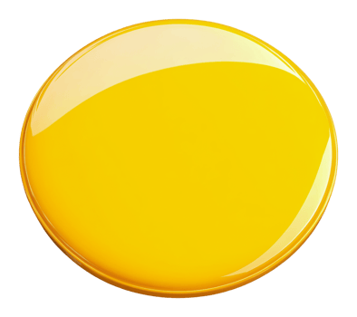 Bright yellow paint on a smooth surface png