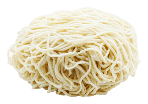 Fresh uncooked noodles ready for cooking png