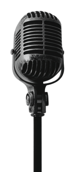 Studio recording classic microphone png