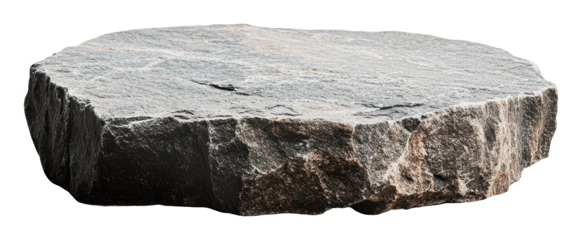 Large flat stone used for outdoor activities png