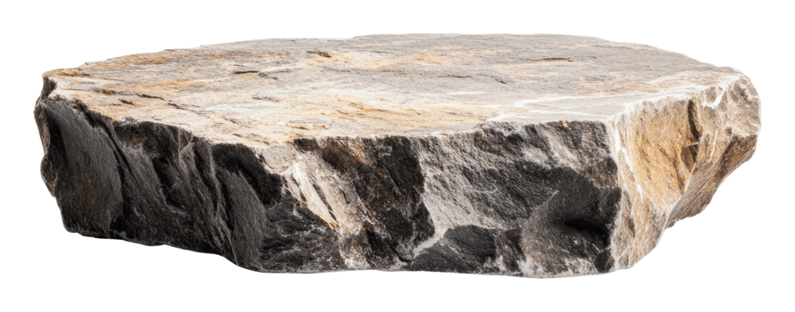 Unique flat stone slab for various uses outdoors png