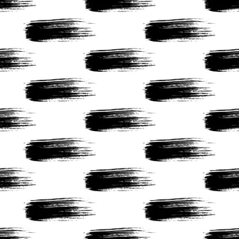 Seamless pattern with hand drawn scribble smears vector
