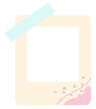 frame with pink and blue dots png
