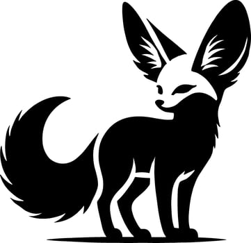 Fennec Fox Silhouette vector