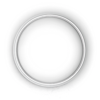 Glowing circle light ring on transparency background png