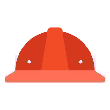 Hardhat icon for web, app, infographic, etc vector
