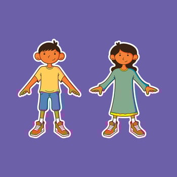 fun kids illustration image vector