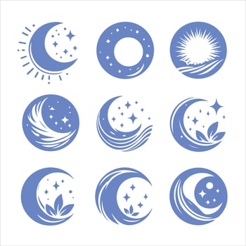 Midnight Moon collection logo vector