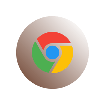 Google chrome icon flat png