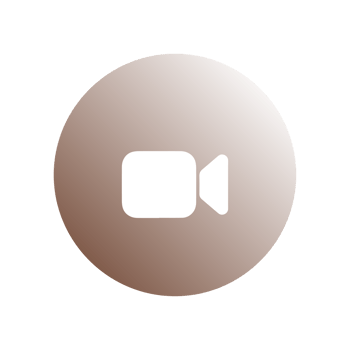 Camera icon on a flat shape flat png