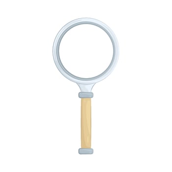 Illustration of Magnifying Glass vector