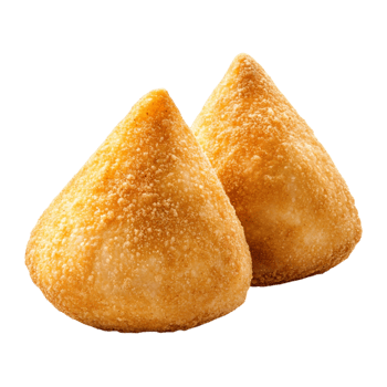 Brazilian snack coxinha isolated on a transparent background png
