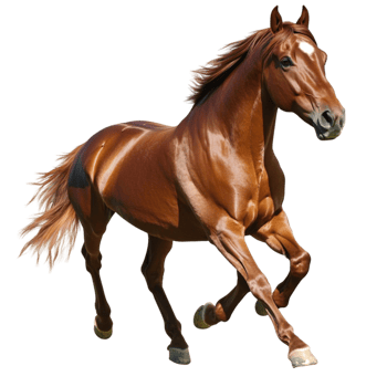 Horse Running on Transparent Background png