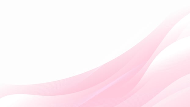 Abstract Pink Wave Background Soft, Elegant, Gentle Curves, Design, vector