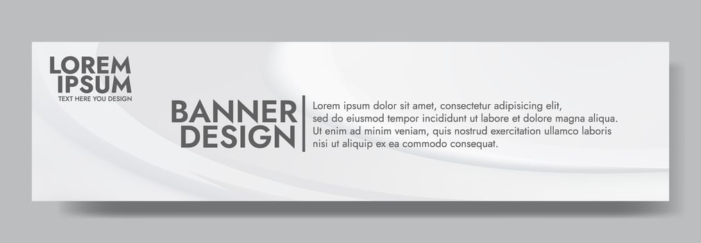 White Abstract Background Template Modern Elegant Website vector