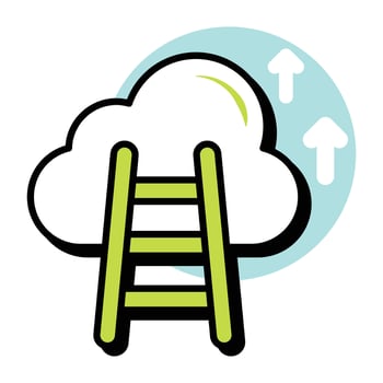 Career Business and Finance Circle Color Outline Icon Pack and Illustrations vector