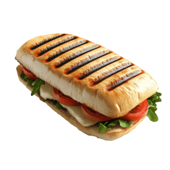 Sandwich with Tomatoes and Lettuce png