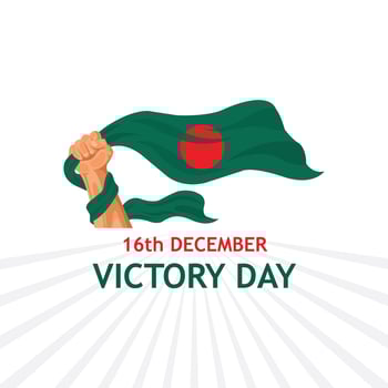 16 December Victory Day Social Media Post, Background vector