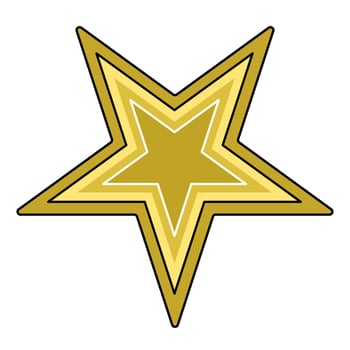 illustration of Star vector