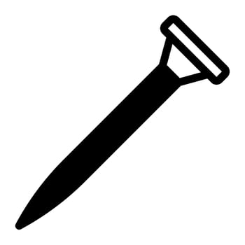 Nail icon for web, app, infographic, etc vector