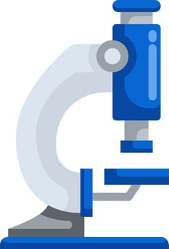 Microscope icon illustration vector