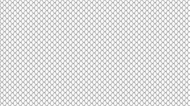 Fish oriental of blank simple. Elegance seascape to elegant cell. Modern retro style to template tiling. vector