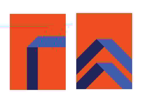Design template modern unique design vector