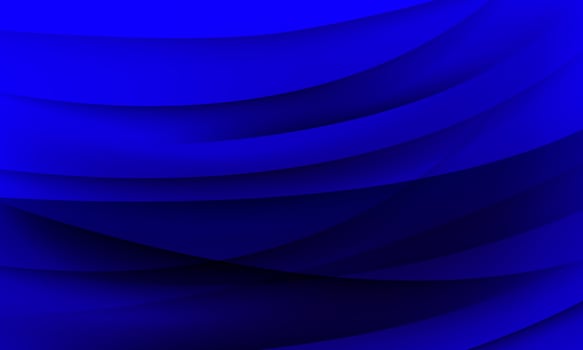 Abstract curve blue color dark background. Dynamic shapes composition. lines wavy blue. vector