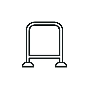 Icon design illustrating a modern and simple hanger concept graphic vector