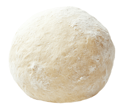 Ball of dough for pizza isolated on transparent background png