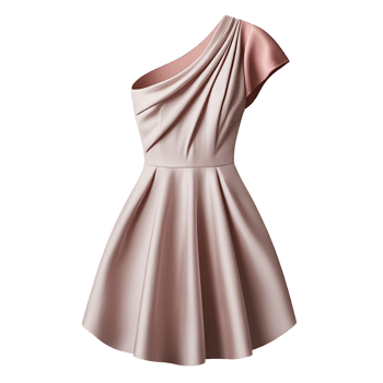 Pink dress on a transparent background png