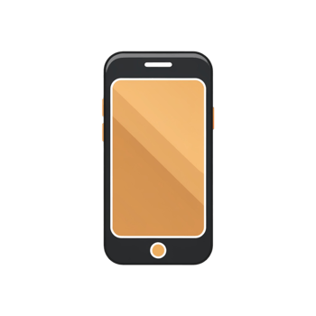 Stylish Smartphone Design Featuring a Sleek, Modern Aesthetics in a Minimalistic Style png