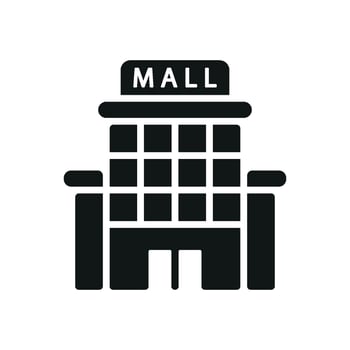 Mall icon a versatile graphic ideal for shopping center branding or projects vector