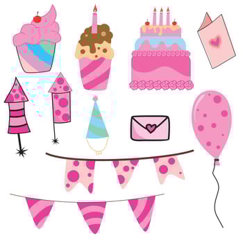 Happy new year party stock element vector