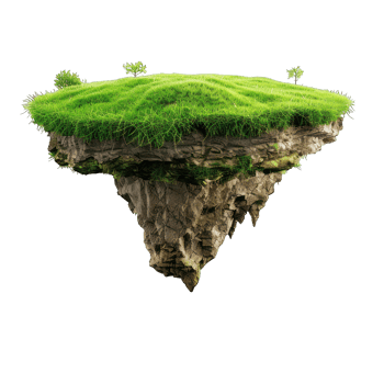 piece of land with trees transparent background png