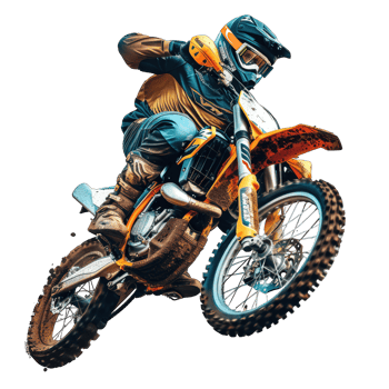 mountain biker transparent background png