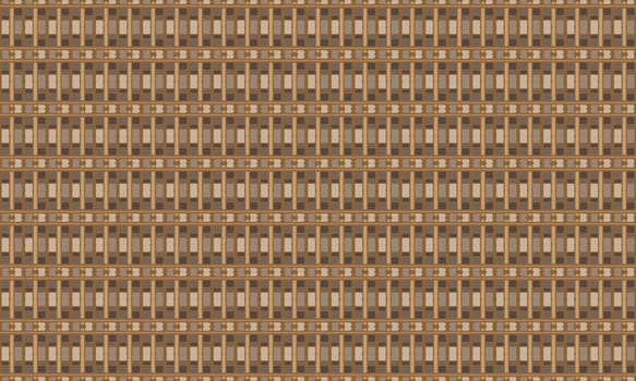 Seamless pattern illustration from a collection of brown Christmas gift box icons. vector
