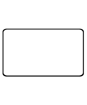 A white rectangle with a black background png