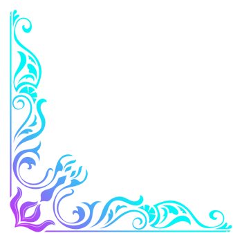 Vintage corners. RGB colors. Abstract corners for graphic elements. png
