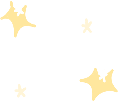 Yellow star with glitter png